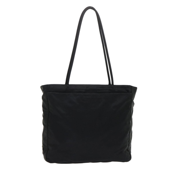 PRADA Tote Bag Nylon Black Auth fm2515 - Picture 1 of 16